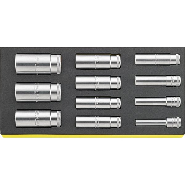 Stahlwille Tools Sockets i.TCS inlay No.TCS 51/11 1/3-tray11-pcs. 96838776